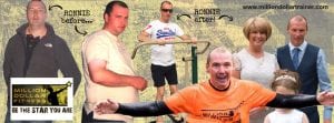 Before and after - Ronnie lost 49lbs - Million Dollar Fitness - Weight Loss - L'Derry