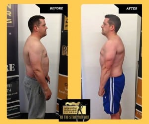 Million Dollar Fitness Before and After Weight Loss L'Derry