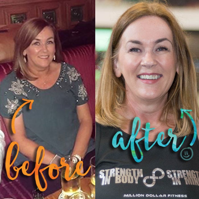 Marina's weight loss journey at Million Dollar Fitness with Dee McCahill, L'Derry