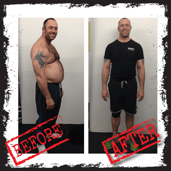 David dropped 56lbs at Million Dollar Fitness in L'Derry