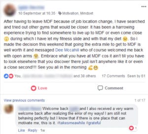 Million Dollar Fitness LDerry weight loss testimonial-nowhere else comes close