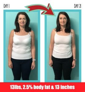 Ann-Marie lost 13 pounds in 21 days at Million Dollar Fitness